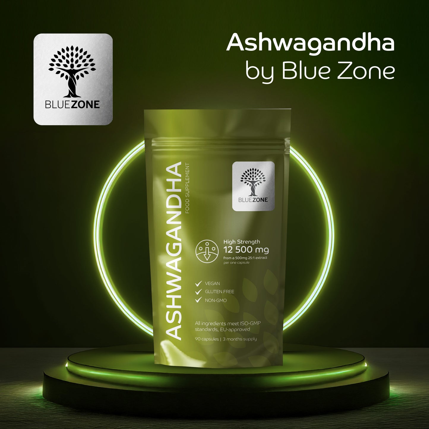 Ashwagandha That Calms Your Mind. Focuses Your Energy. Naturally.