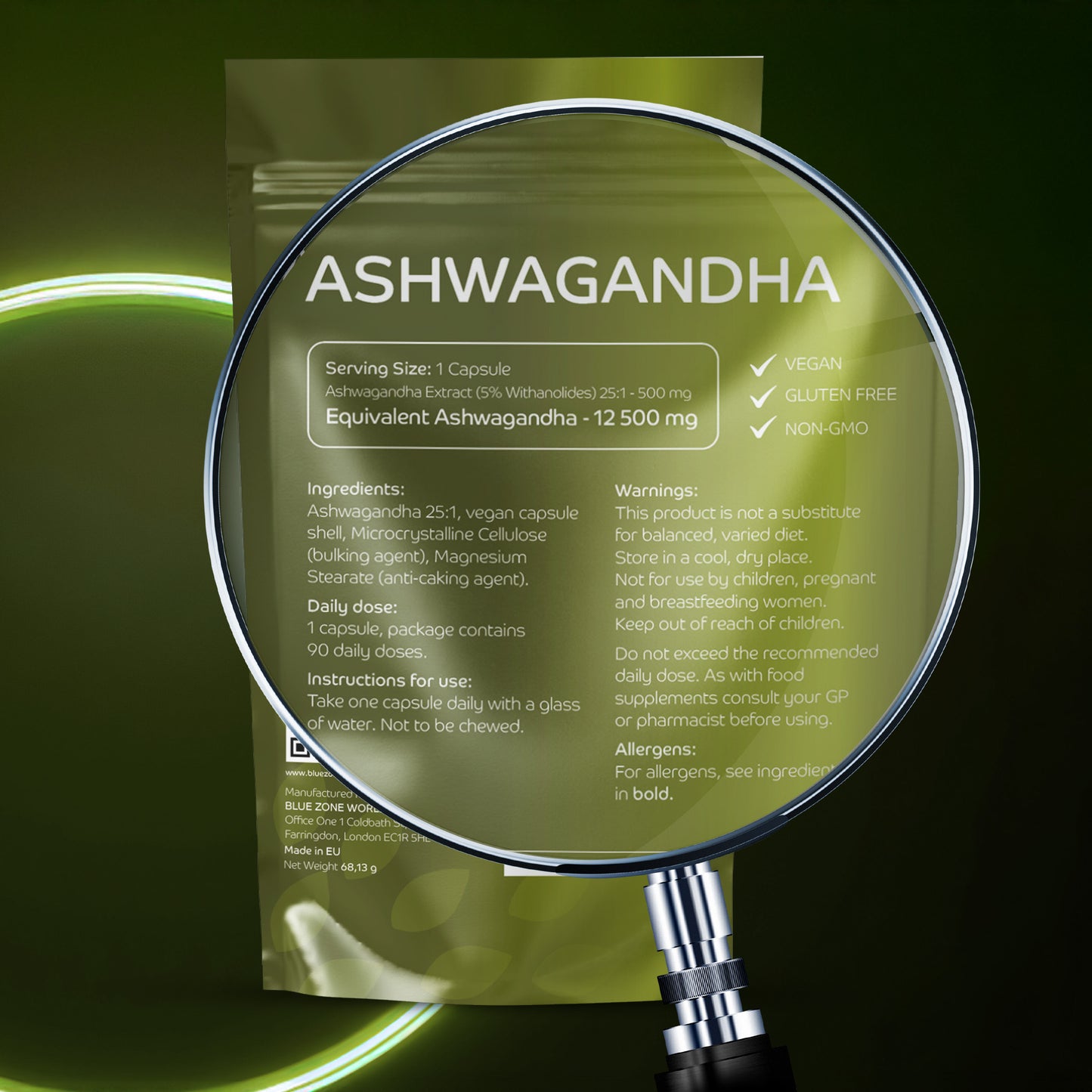 Ashwagandha That Calms Your Mind. Focuses Your Energy. Naturally.